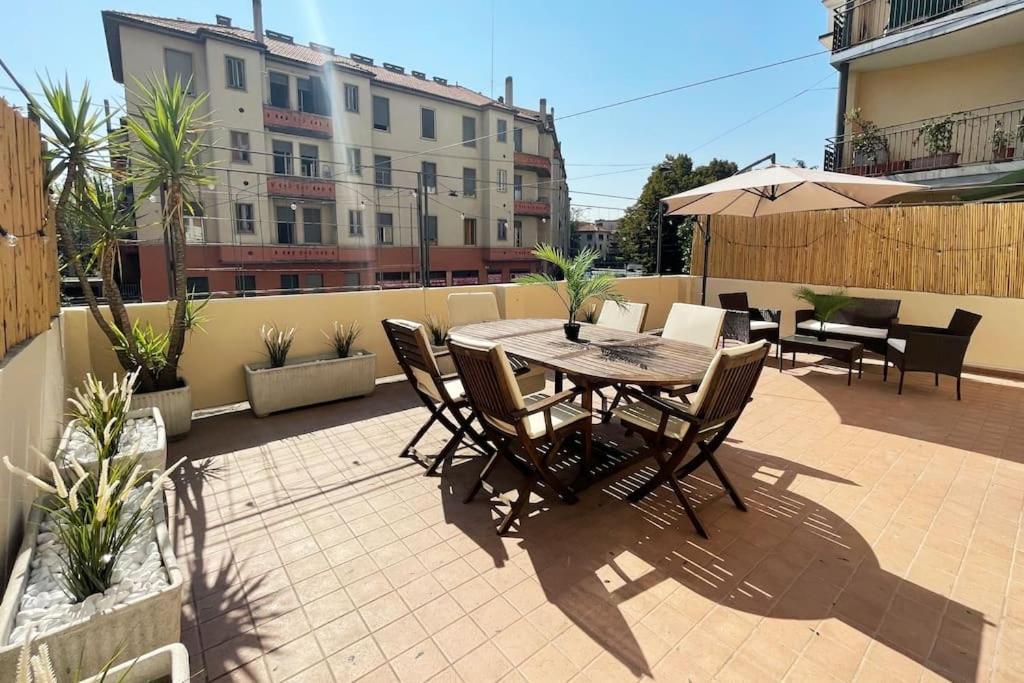 Amazing Flat With Terrace Apartman Milánó Kültér fotó